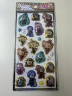 【正規品 】初音ミク うるちゅるポップシール ブラックサーカス