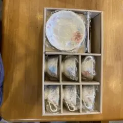 ノリタケ花柄ティーカップセット 6客セット