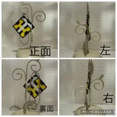 阪神タイガース　ハンドメイストラップ（デリカビーズ）