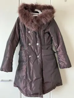 最終値下げ！ダウンコート　フード　リアルファー　M