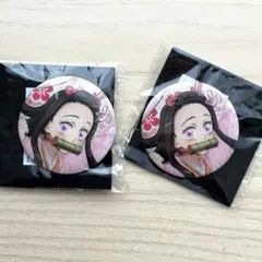 鬼滅の刃【兎年】竈門禰豆子 缶バッジ 2個セット