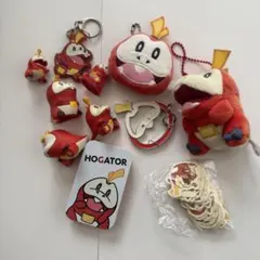 ホゲータ ステッカー カラビナ 缶ケース キーホルダー フィギュア 11点セット