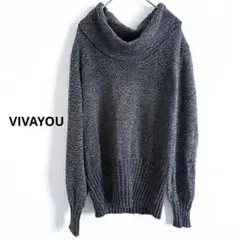 VIVAYOU タートルネック セーター ニット ブラック M