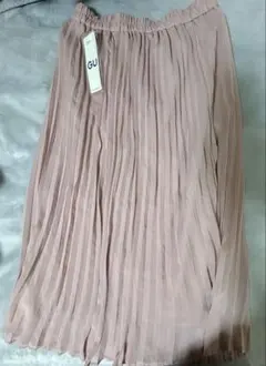 【新品未使用タグ付き】GU プリーツスカート M ピンク
