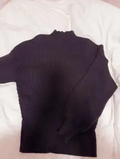タートルネック ニット ブラック♡