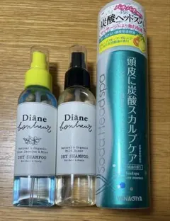 ダイアンボヌール　ドライシャンプー　ミスト　2本　炭酸スカルプケア　まとめうりのサムネイル