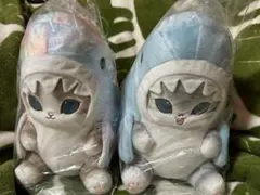 モフサンド　パステルサメにゃんBIGぬいぐるみ