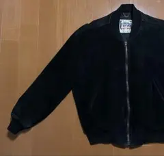 Schott スエード ジャケット レザー ma1 ダービージャケット - メルカリ