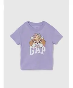 GAP ラベンダー犬イラスト Tシャツ