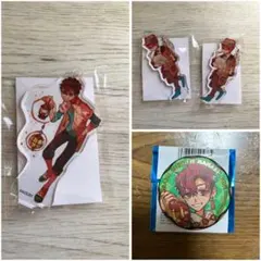 地縛少年花子くん10周年ミュージアム 日向夏彦 アクリルスタンド 缶バッジ