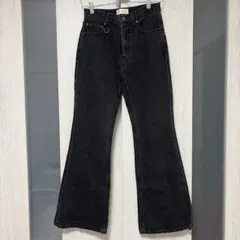 【極美品】SeaRoomlynn ハートカットアウト デニムパンツ ブラック