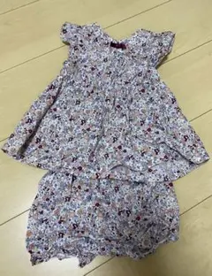 パタシュー　べべ　セットアップ　花柄