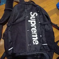 Supreme バックパック ブラック CORDURA
