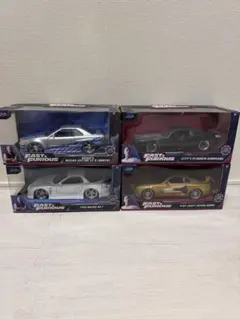 Fast & Furious ミニカー 4台セット