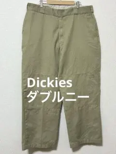 Dickiesダブルニー カーキ 旧タグYKK W38L30