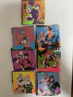 スシロー　コラボ限定　ジョジョの奇妙な冒険 ステッカー　全7種コンプセット