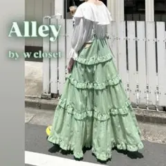 3【美品】Alley by w closet フリルティアードキャミワンピースのサムネイル