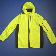 adidas 蛍光イエロー ジャケット
