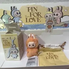 【J】ラブブ ぬいぐるみ イニシャル PIN FOR LOVE 正規品　新品