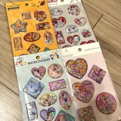seria Disney ウォーターシール　4枚セット