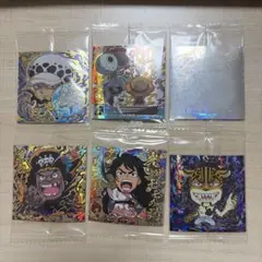 ONE PIECE ホログラムステッカー 6枚セット