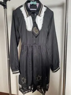 ゴスロリ 黒いロリータワンピース