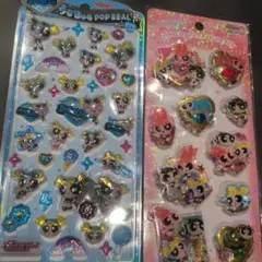 パワーパフガールズ うるちゅるポップシール スパンコールパーティーシール