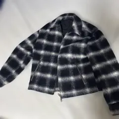 ZARA チェック柄ジャケット ショート丈