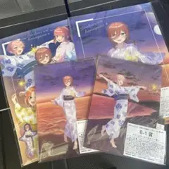 きゃらっとくじ 五等分の花嫁 灯る、ひと夏の声 B賞 D賞 三玖 一花