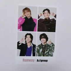 Aぇ!group Runway特典　証明写真風フォトシール おもろver.