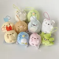 【新品】すみっコぐらし ばんざい　コンプリート　ゴムひも付きマスコット　全種