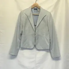 カ*ル様 SAVIEM セットアップ ジャケット ワンピース　13 ブルー　フォ