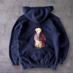 00s ラルフローレン ちびパーカー y2k 海外ガール ビッグポニー　ジップ Ralph Laurenラルフローレン ジップパーカー ビッグポニー 平成y2k