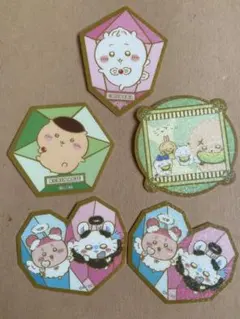 ちいかわ　キラキラダイカットステッカー　5枚セット