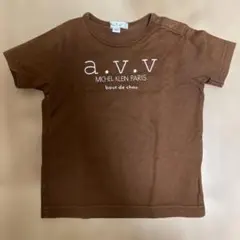 a.v.v MICHEL KLEIN PARIS Tシャツ ブラウン 80のサムネイル