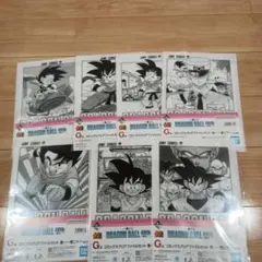 ドラゴンボール 一番くじG賞 クリアファイル 7枚セット