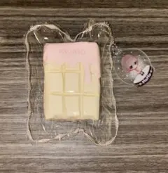 MOMO チョコシリーズ ストロベリーホワイトチョコ スクイーズ