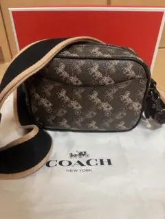 【週末限定値下げ】COACHショルダーバッグ新品　ホース アンド キャリッジのサムネイル