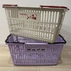 サンリオ ハローキティとクロミちゃん ショッピングバスケット