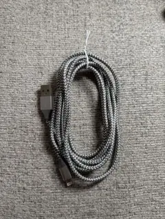 USB-A to Lightning 充電ケーブル 高耐久編組ケーブル