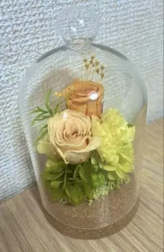 プリザーブドフラワー ガラスドーム インテリア ギフト 贈り物