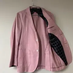 バーバリーブラックレーベルMテーラードジャケットBURBERRYシルク混