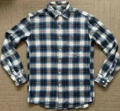 セ*ド様 ※UNIQLOユニクロフランネルチェックシャツ青白黒グレーネルシャツ
