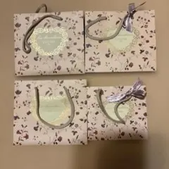 Les Merveilleuses LADUREE ショップ袋 4枚セットのサムネイル
