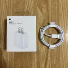 Apple純正 20W USB-C ACアダプターLightningケーブル