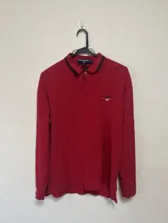 超レア90s POLO SPORT レッド 長袖ポロシャツ XL