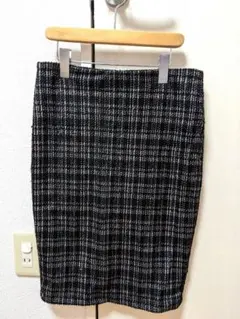 ツイード❤ひざ丈タイトスカート