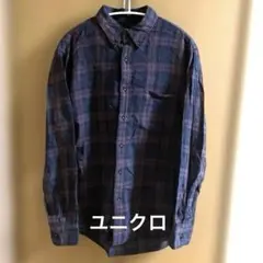 ユニクロ ネルシャツ m