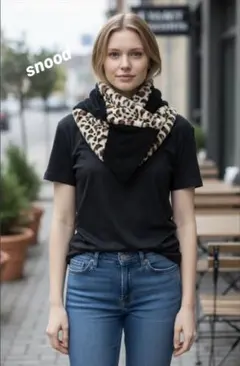 美品　スヌード　ネックウォーマー　 　ファッション小物