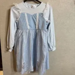 バースデイなりきりアナ雪♡ ワンピース 長袖 120cm♡ほぼ未使用品